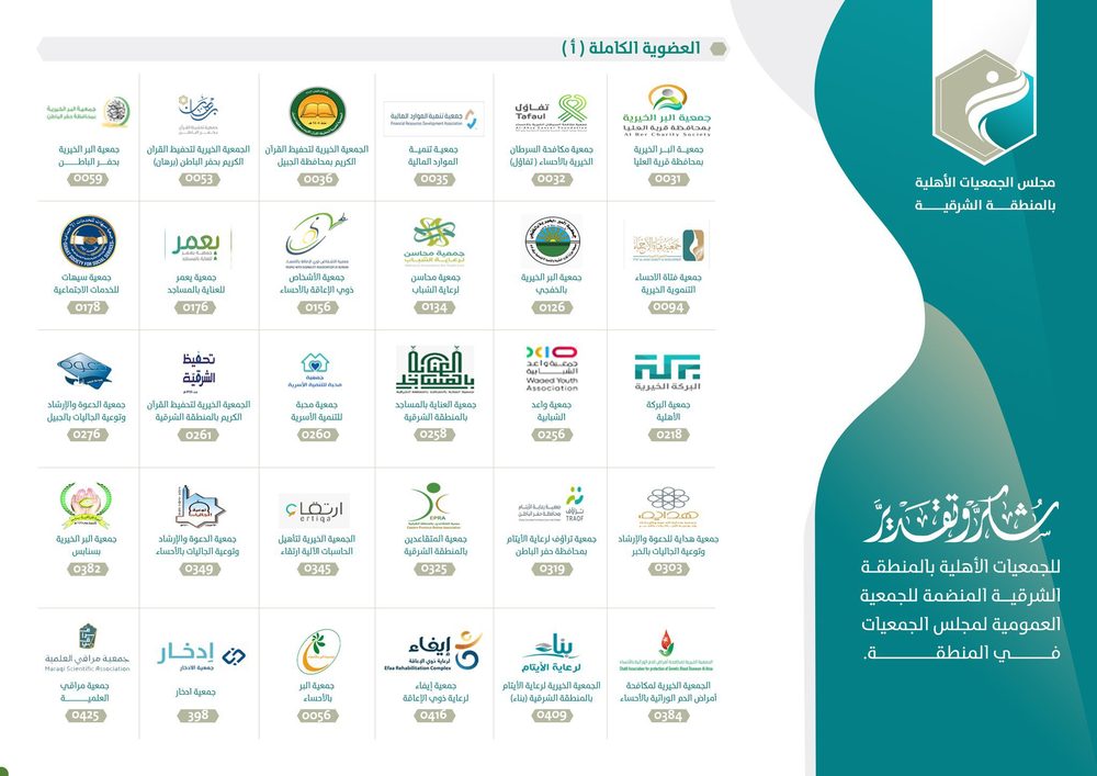 شكر من مجلس الجمعيات الأهلية